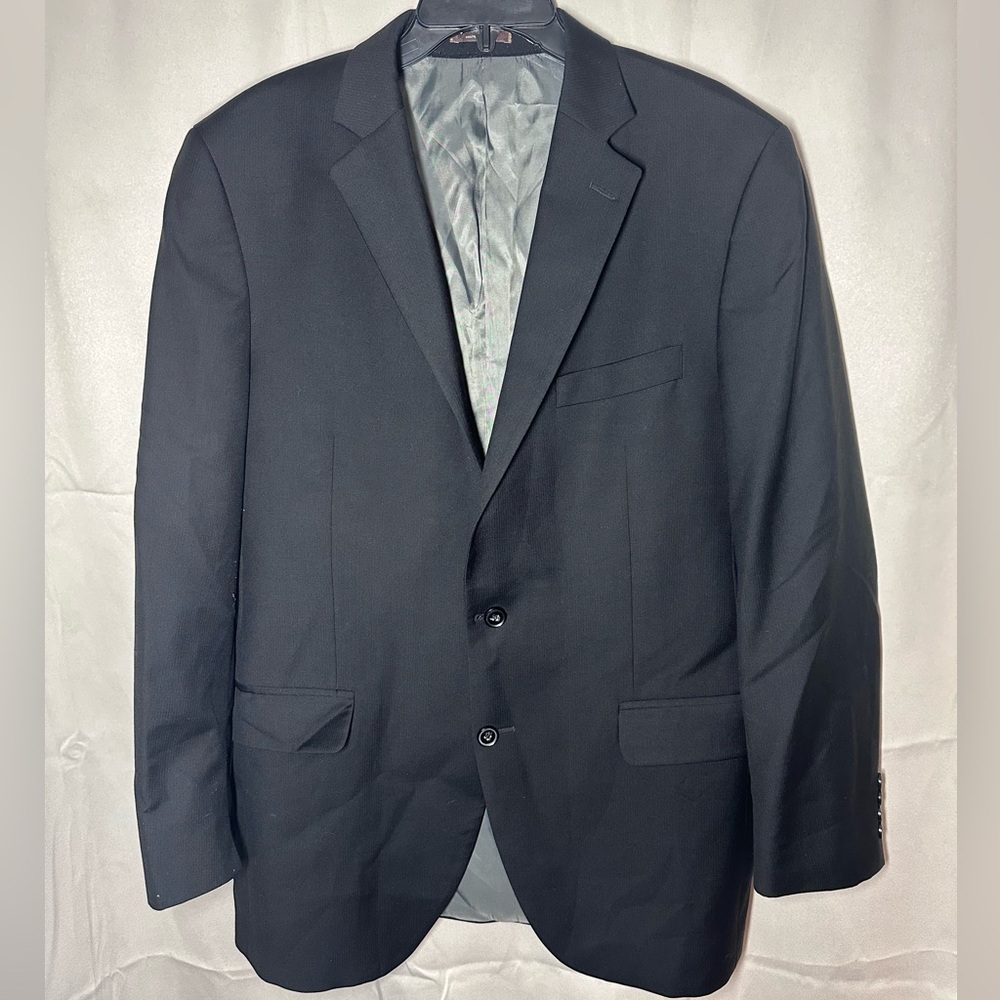 Peter Millar Black Sport Coat Blazer Jacket 42T‎ 42L